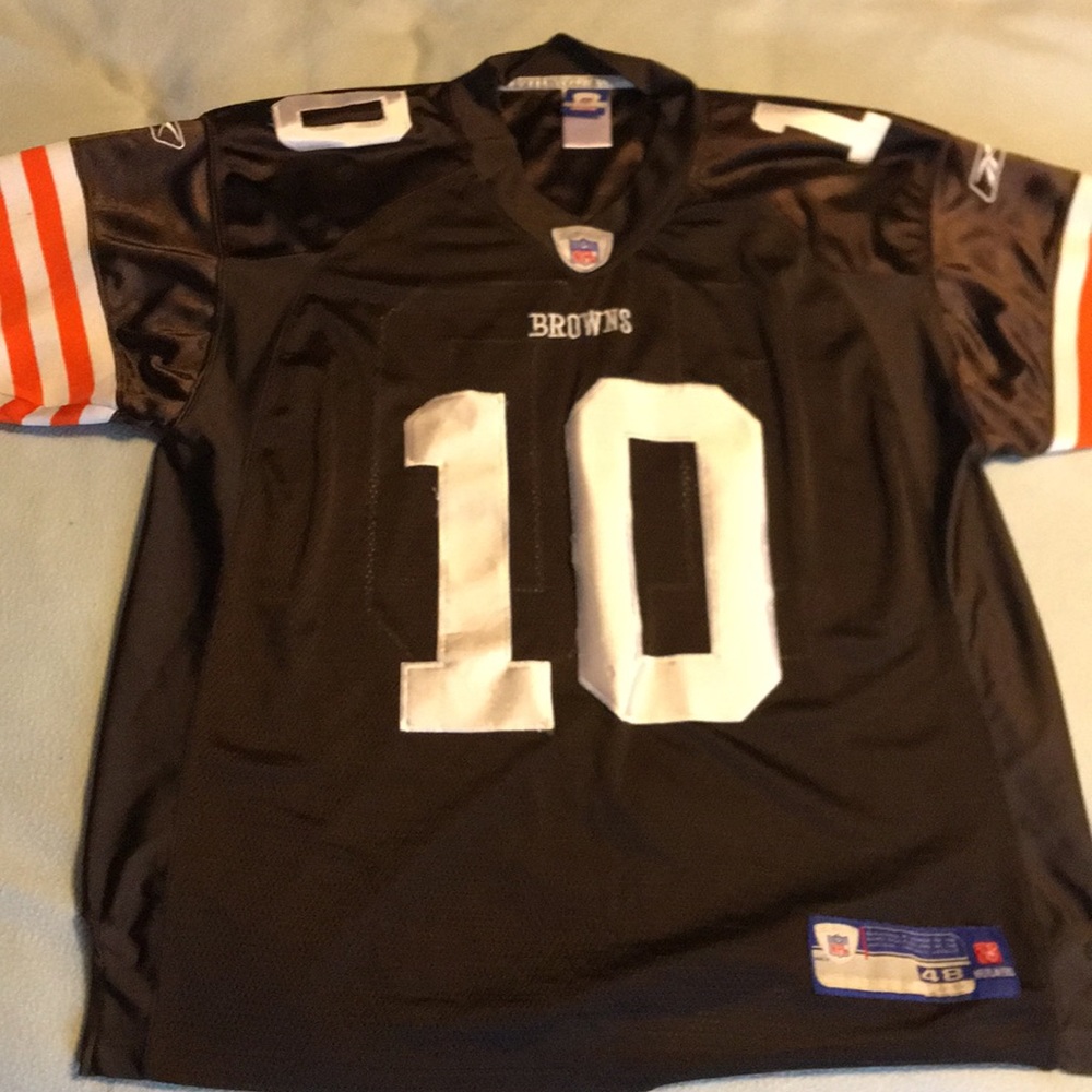 Cleveland Browns football jersey.